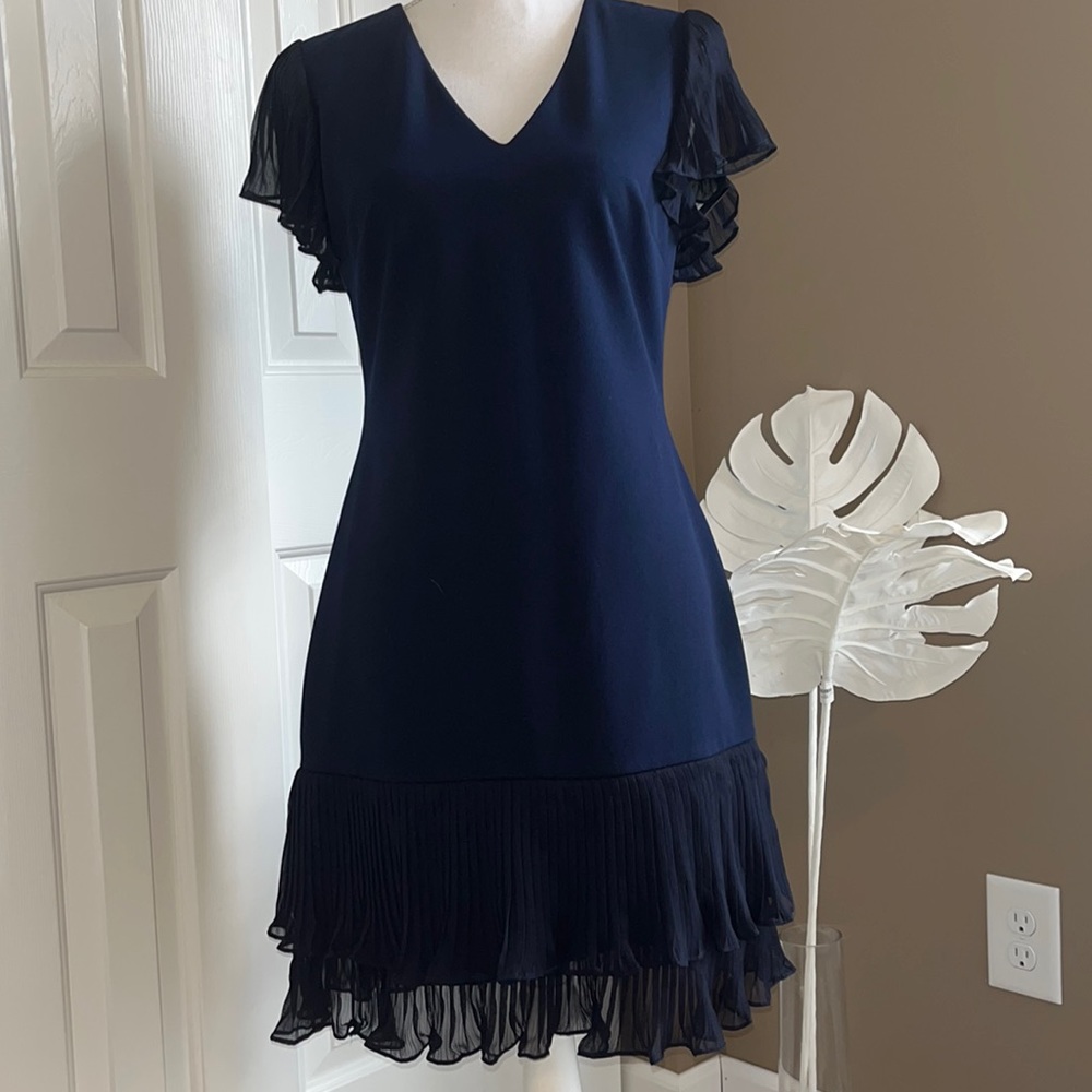 DKNY Navy Blue Dress, Size 4 -NWT